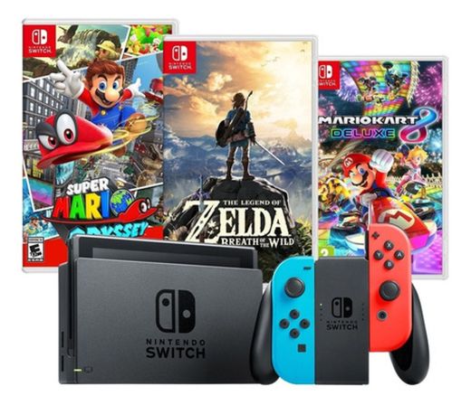 Nintendo Switch Con 3 Juegos Originales - $ 2.749.900 en Mercado ...