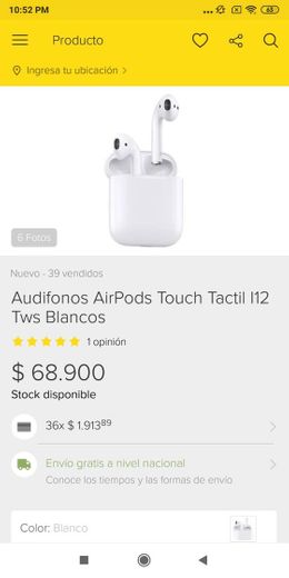 Audifonos  airpods