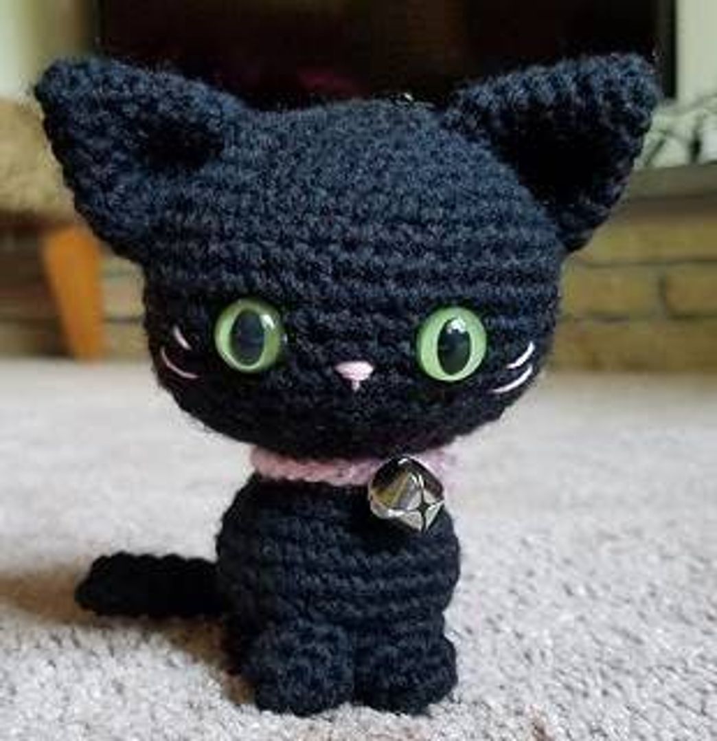 Moda Gatinho fofo amigurumi 😍