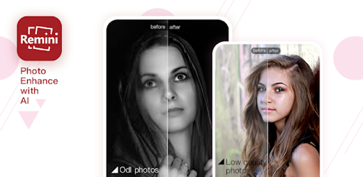 App Remini - photo enhancer 