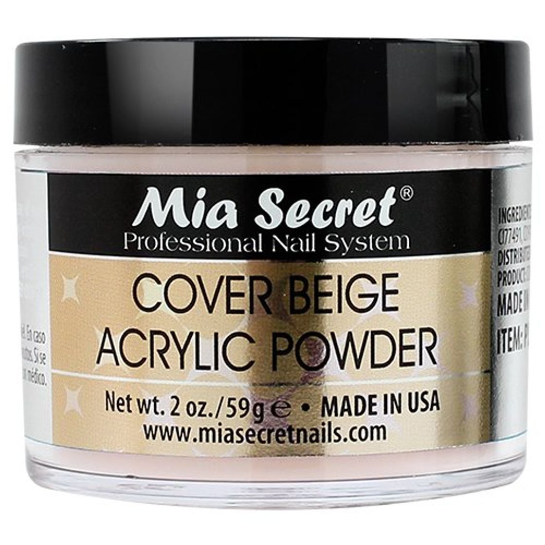 Beauty Mia Secret tapa de acrílico polvo