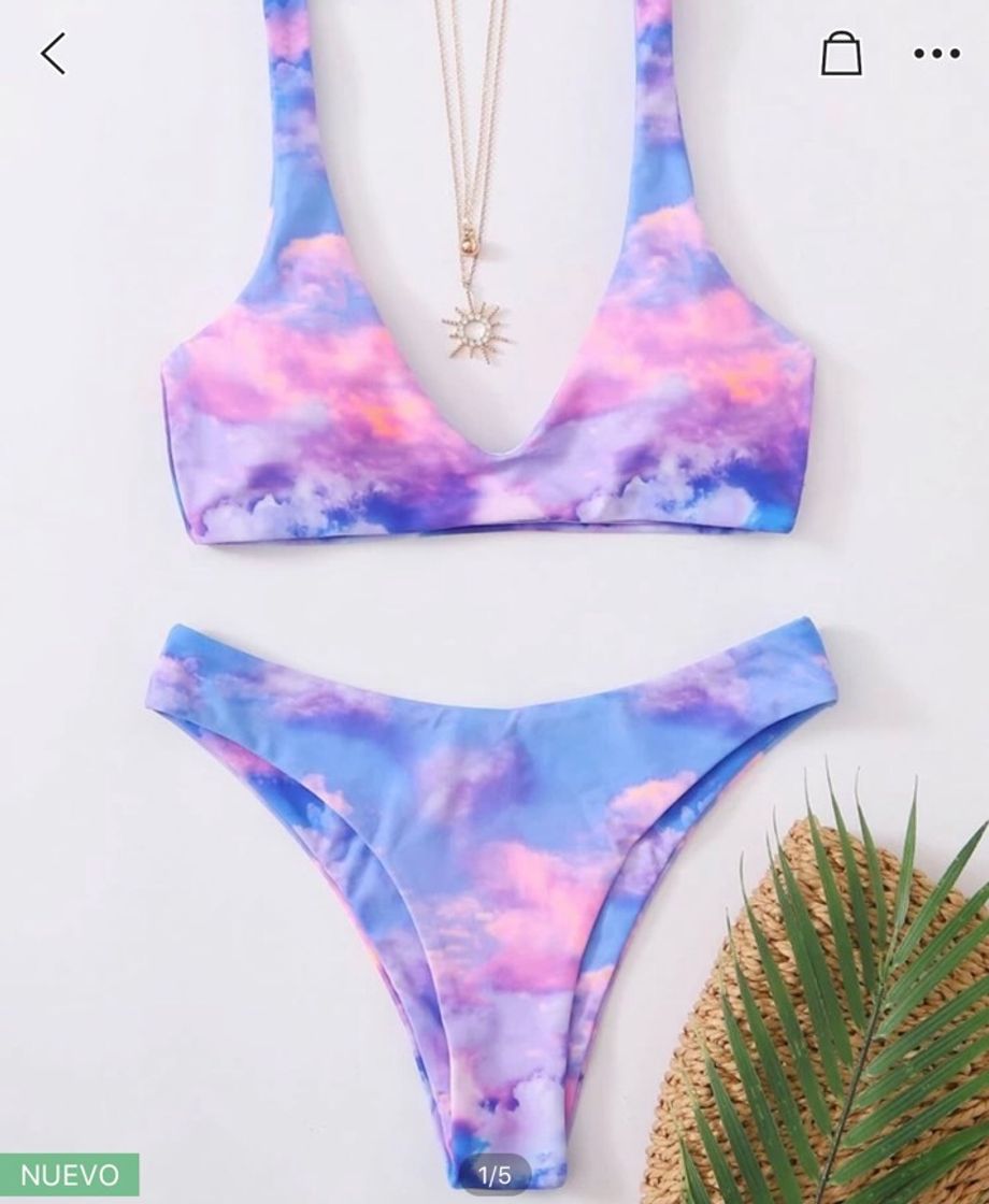 Moda Bañador bikini tie dye 