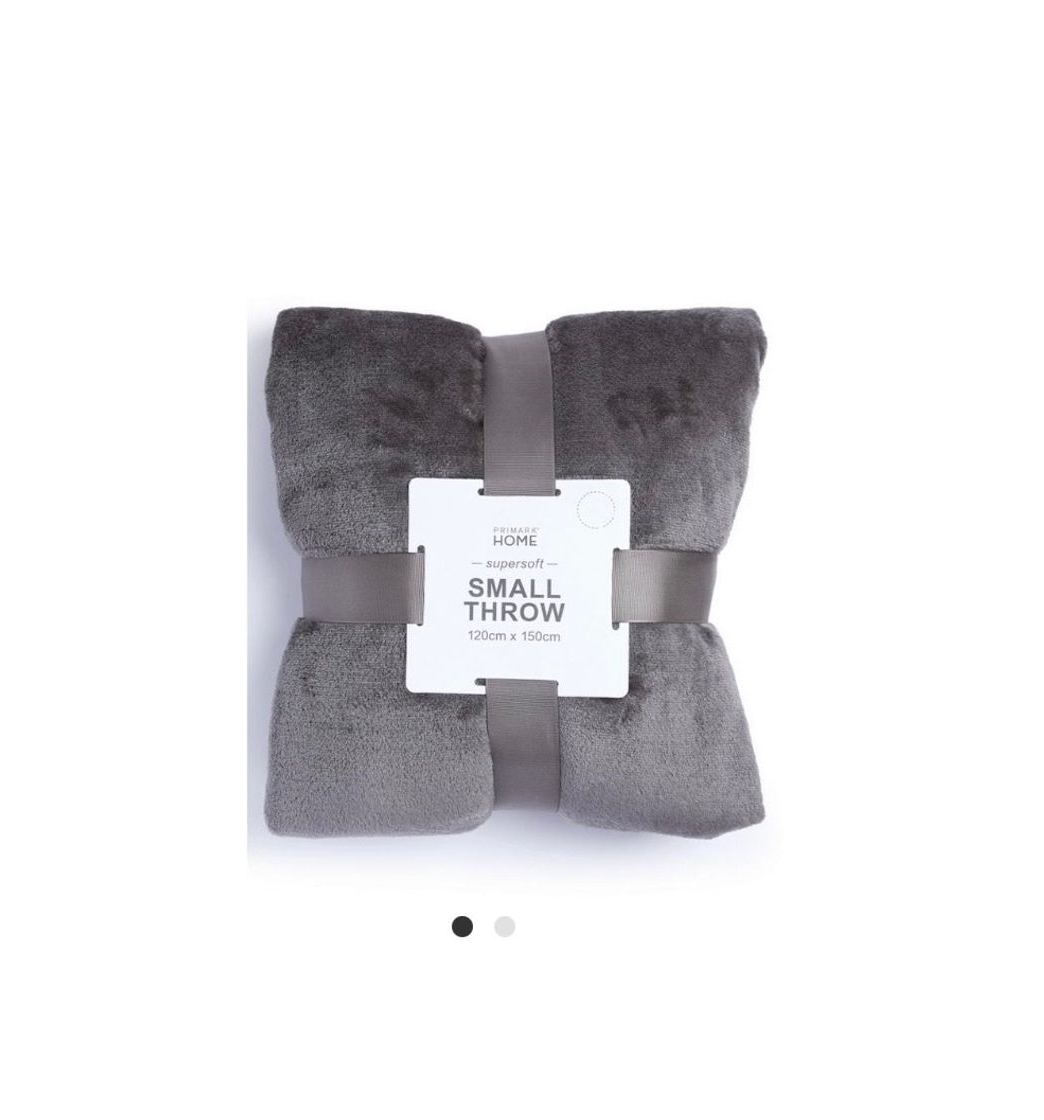 Social Manta gris pequeña supersuave