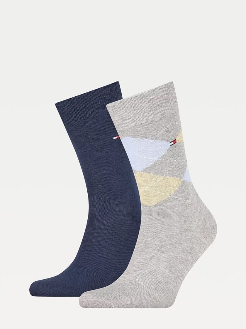 Fashion 2-Pack Argyle Reinforced Socks