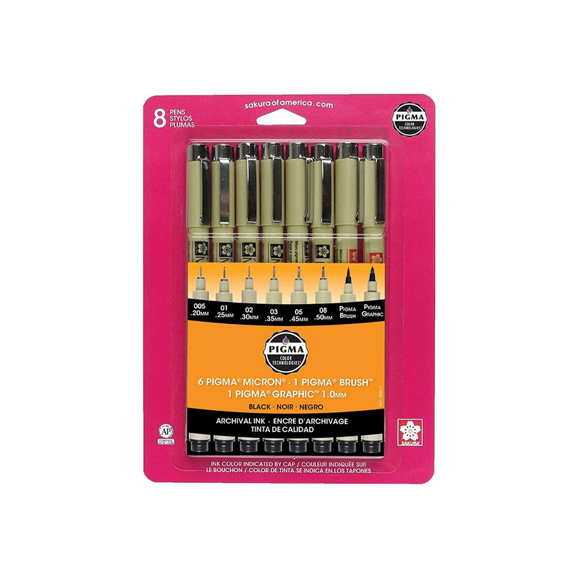 Producto Sakura Pigma Micron Pen Set