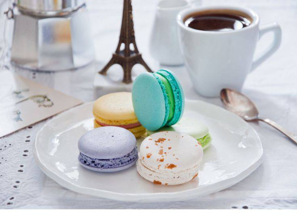 Fashion Café com Macarons☕🥯