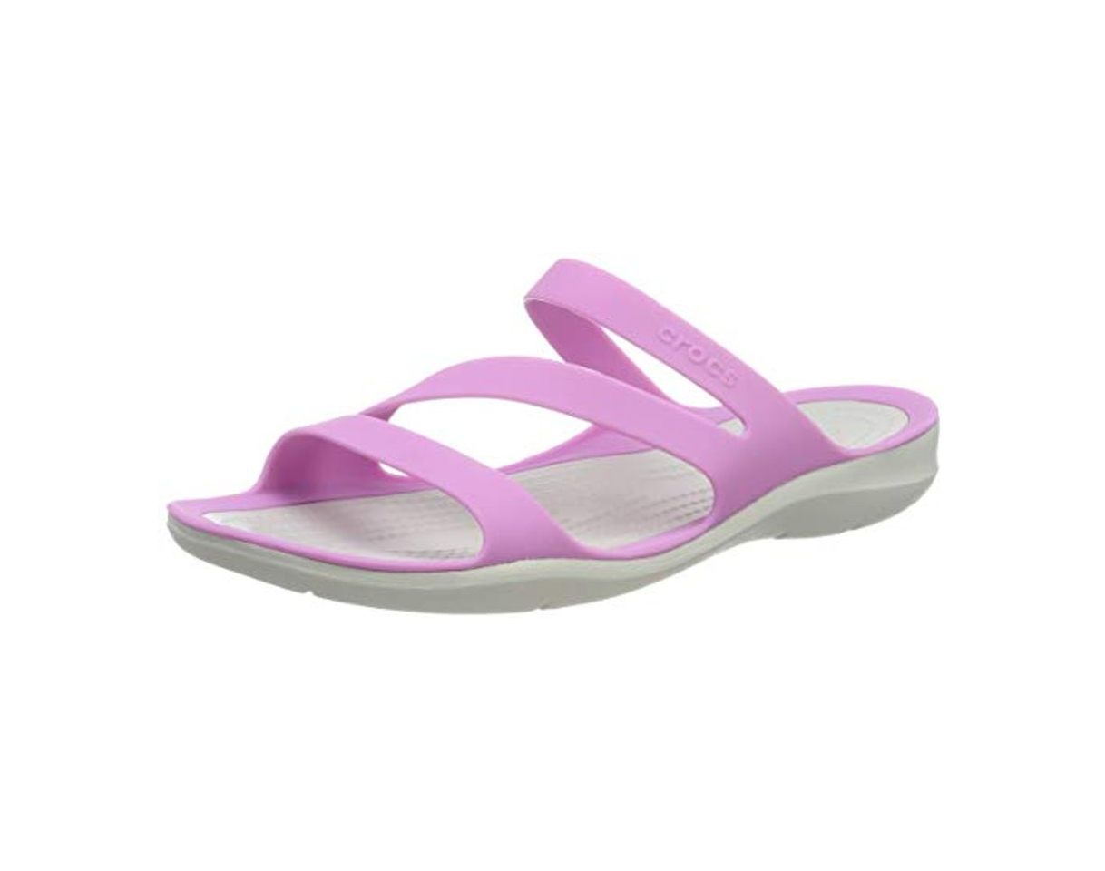 Producto Crocs Swiftwater Sandal Women, Sandalias de Punta Descubierta para Mujer, Rosa