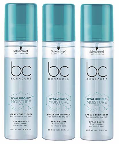 Product Schwarzkopf Moisture Kick bonacure hyalu Electronic Crema Spray Conditioner 3 x 200 ml