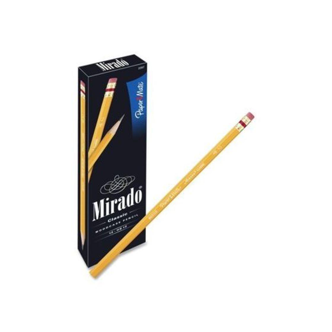 Producto Paper Mate Mirado - Lápices clásicos con goma de borrar