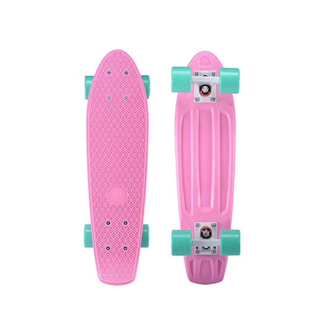 Product WHOJS Skateboard Monopatín Completo de 22.4 Pulgadas Adecuado for niños Mayores de