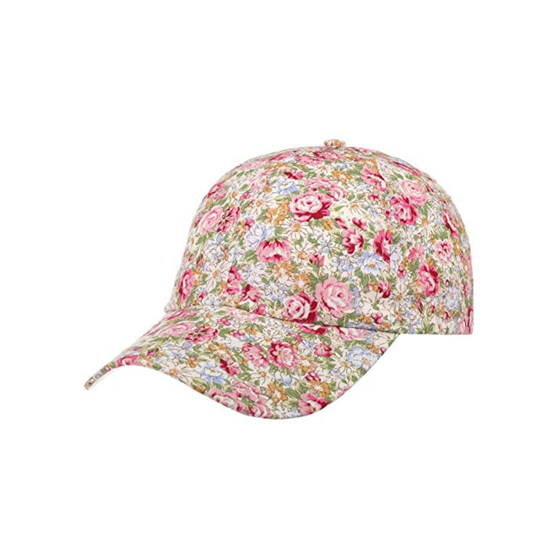 Moda Lipodo Gorra Allover Flowers Mujer - de Beisbol algodón con Visera Primavera