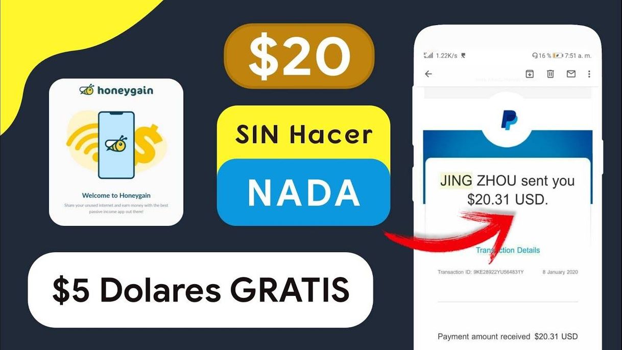 Social Comienza a Ganar dinero con honeygain !!🤑🤩🤑