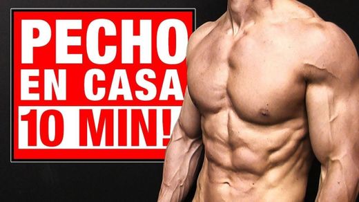 Rutina de PECHO EN CASA | 10 Minutos (¡HAZLO CONMIGO!)💪