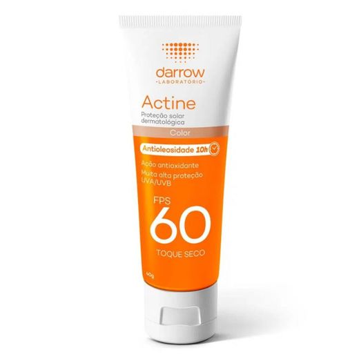 Protetor solar facial com cor