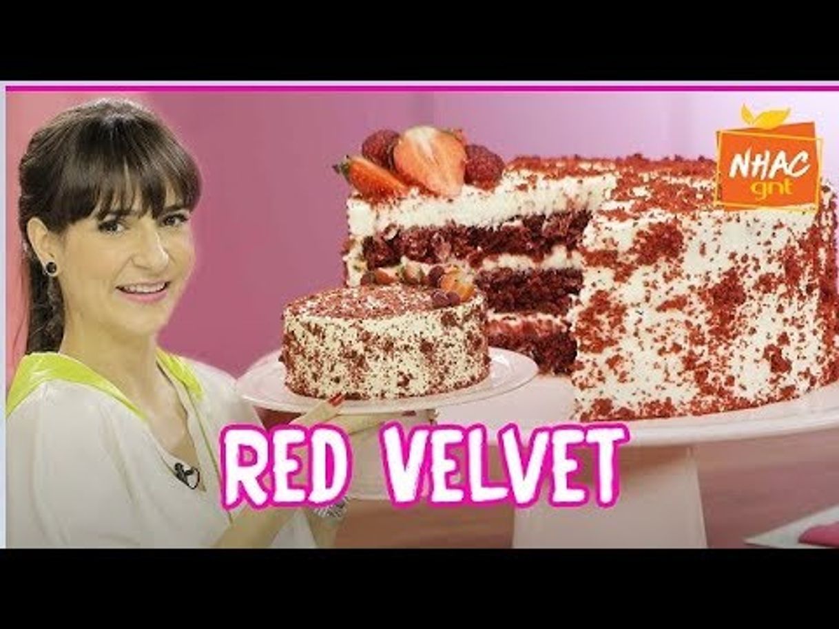 Fashion Bolo RED VELVET recheado com mousse de mascarpone e geleia ...