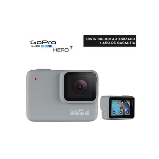 GoPro HERO7 White - Cámara de acción digital sumergible con pantalla táctil