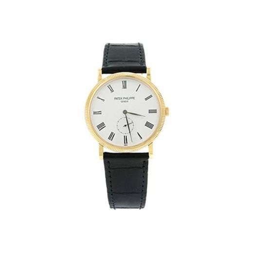 Patek Philippe Calatrava Reloj Blanco de 18 Quilates para Hombre Blanco con