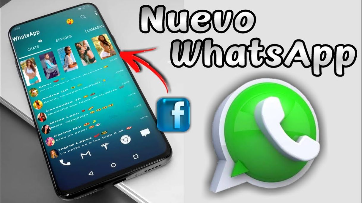 Moda Nuevo WhatsApp Estilo FACEBOOK 2020 - YouTube