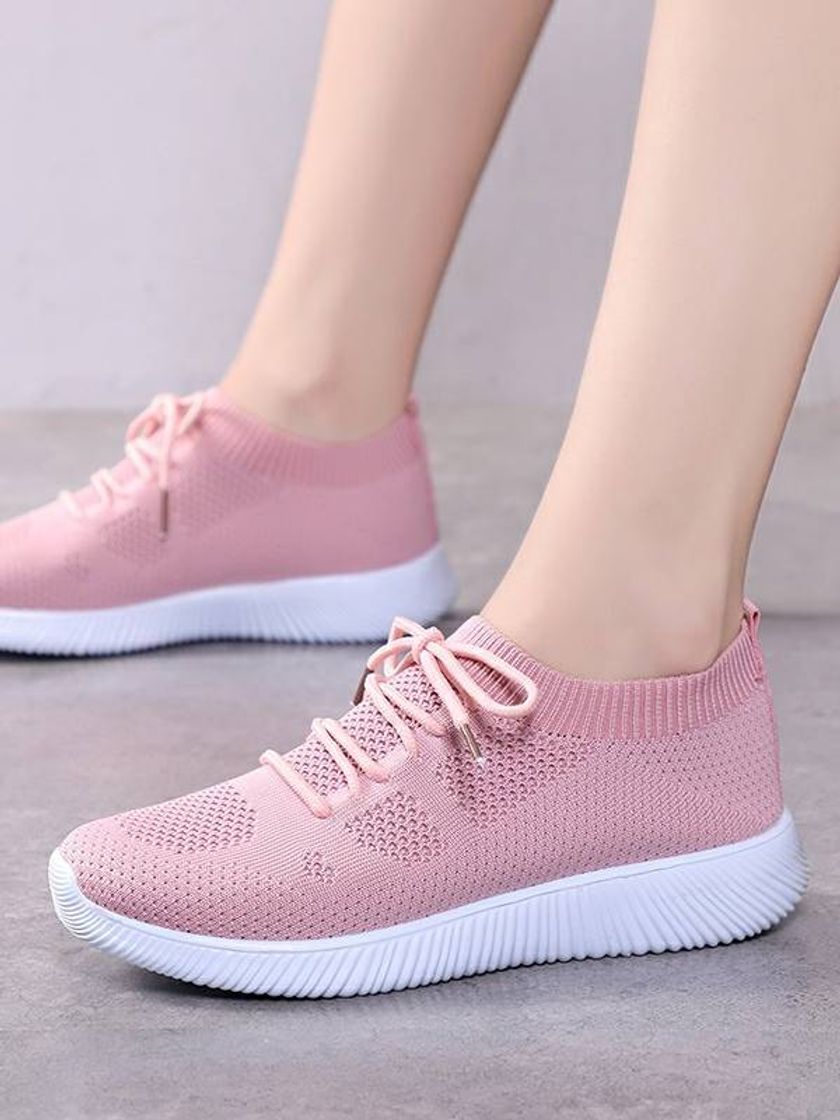 Fashion Zapatillas deportivas rosa sin cordones