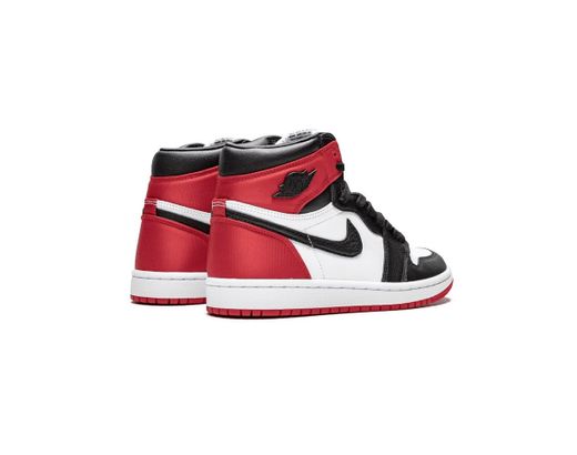 Nike Jordan 1 Retro High Satin Black Toe