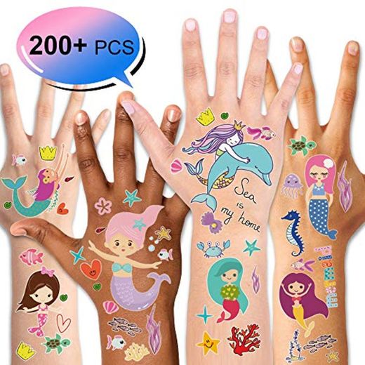 Konsait Tatuajes Temporales para Niños Niñas
