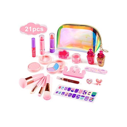 ARANEE 21PCS Juego de Maquillaje para niños para niñas