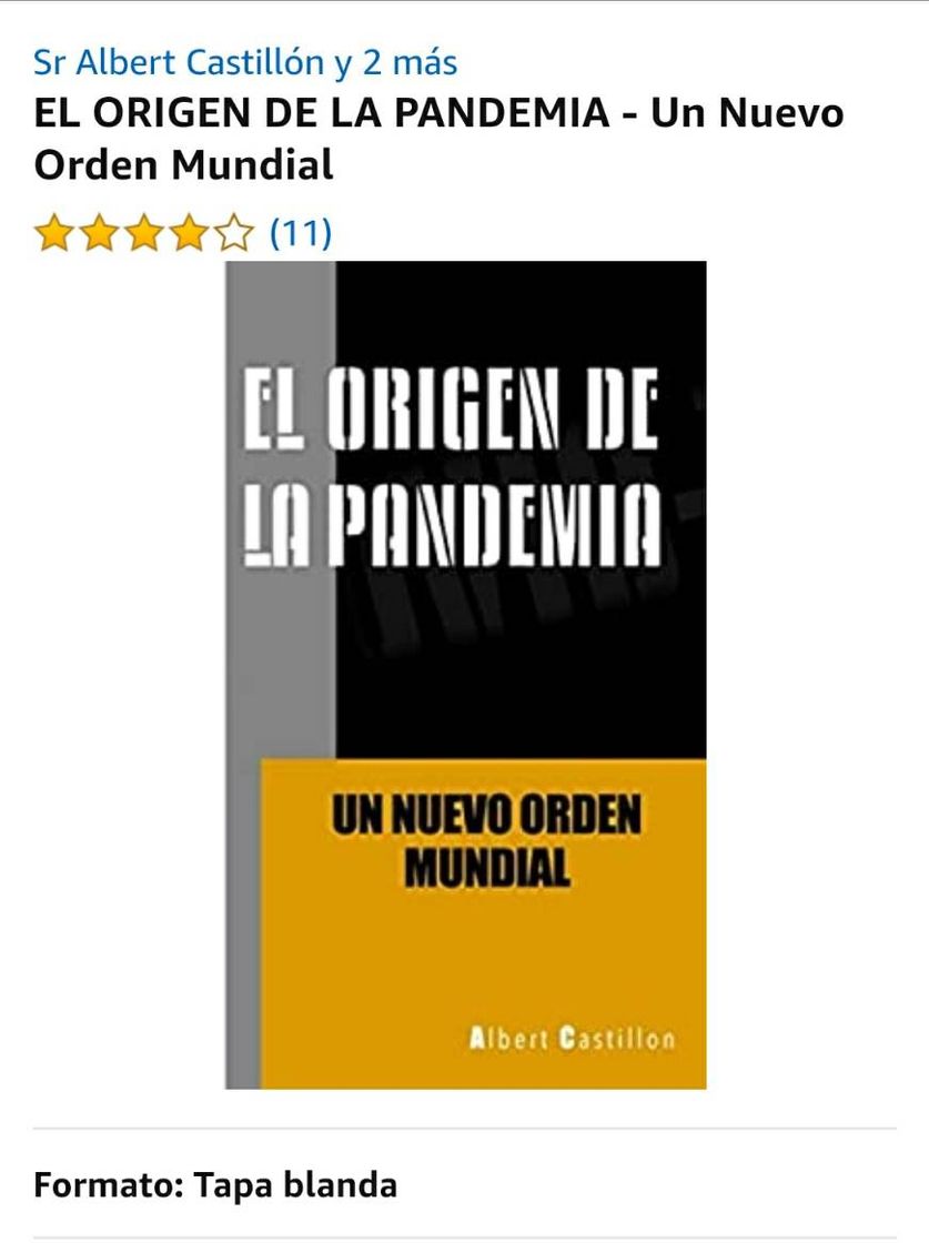 Libros Origen de la Pandemia 😲👀