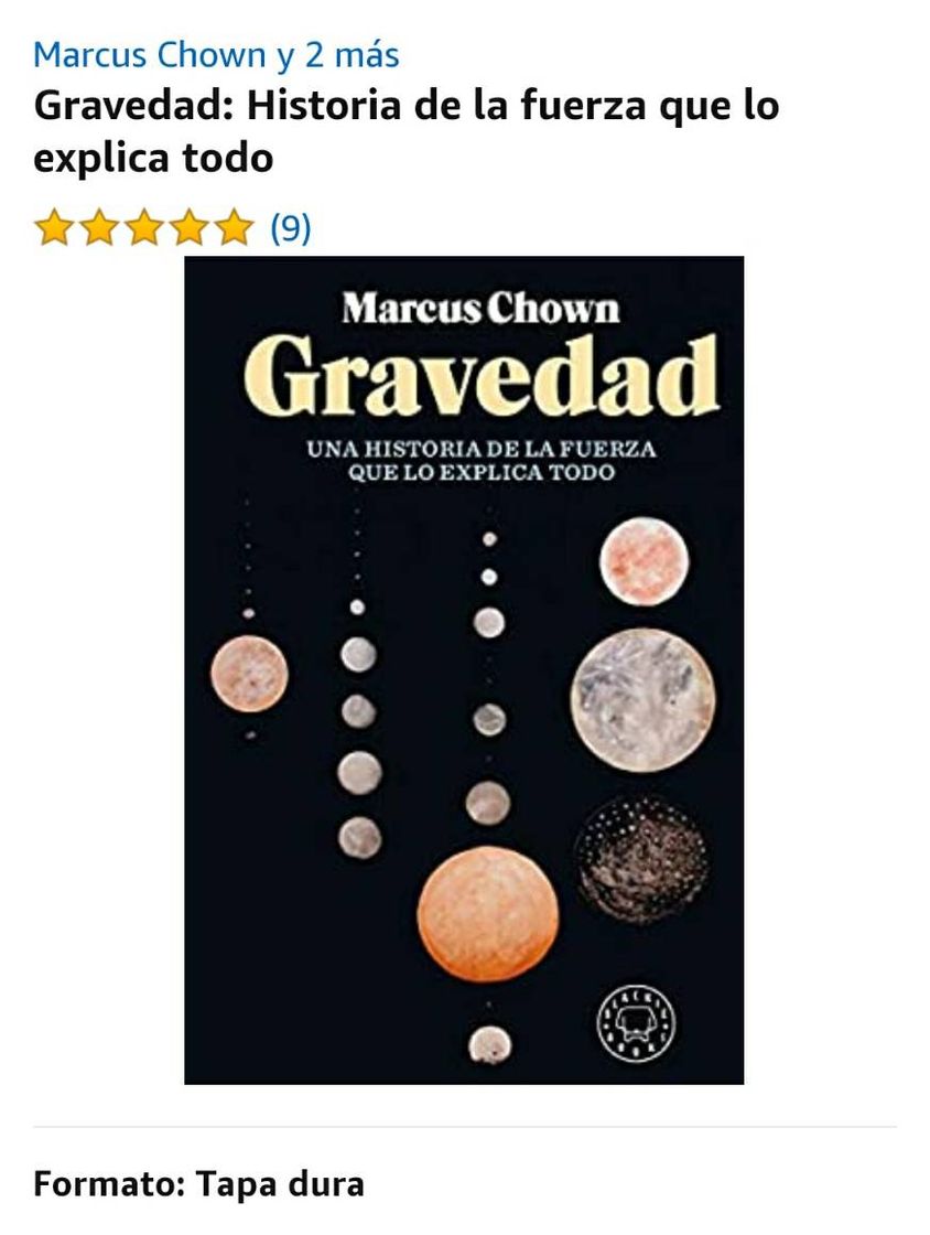 Libros Gravedad : Historia de la fuerza que lo explica todo 