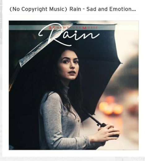 Rain - Sad and Emotional Background Music For