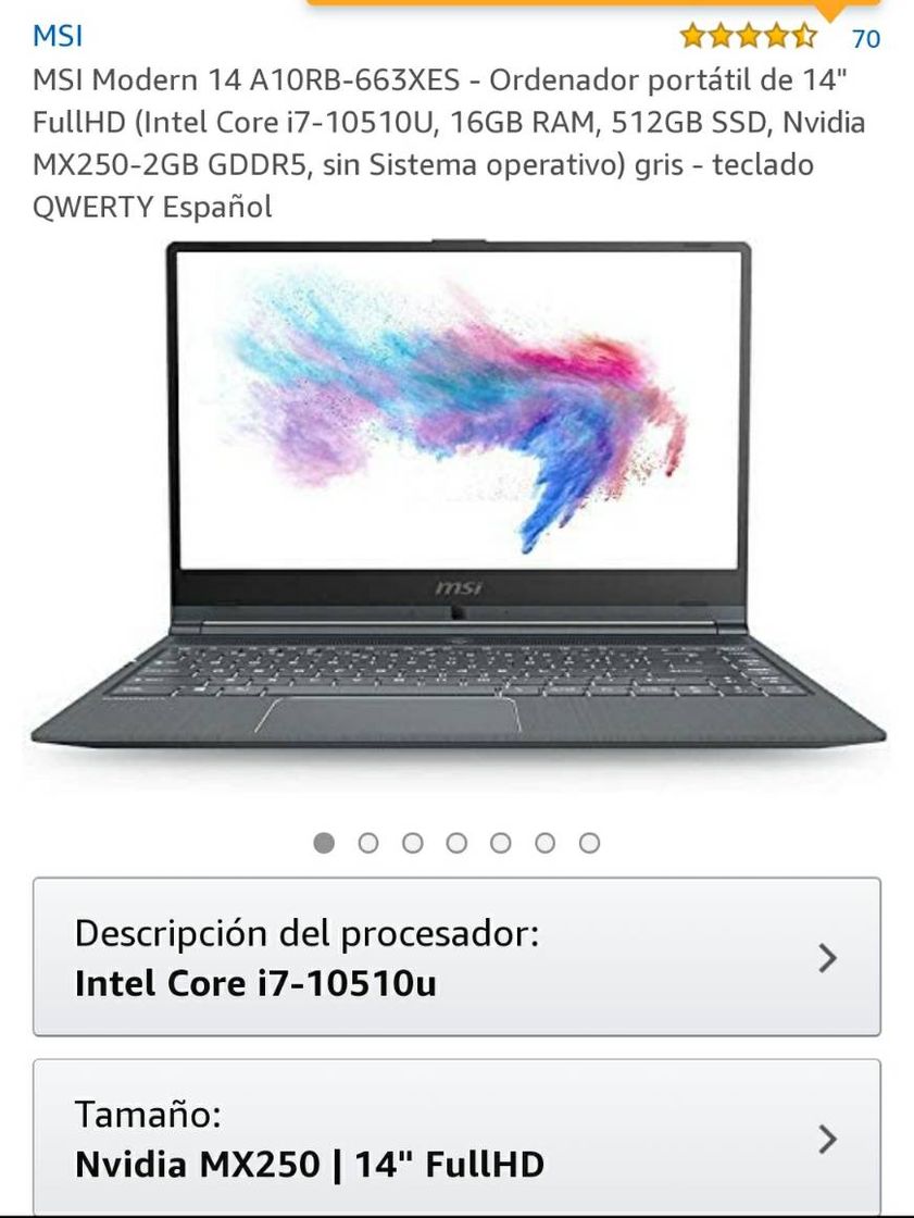 Moda ✨Ordenador portátil de 14" FullHD 👈👀

