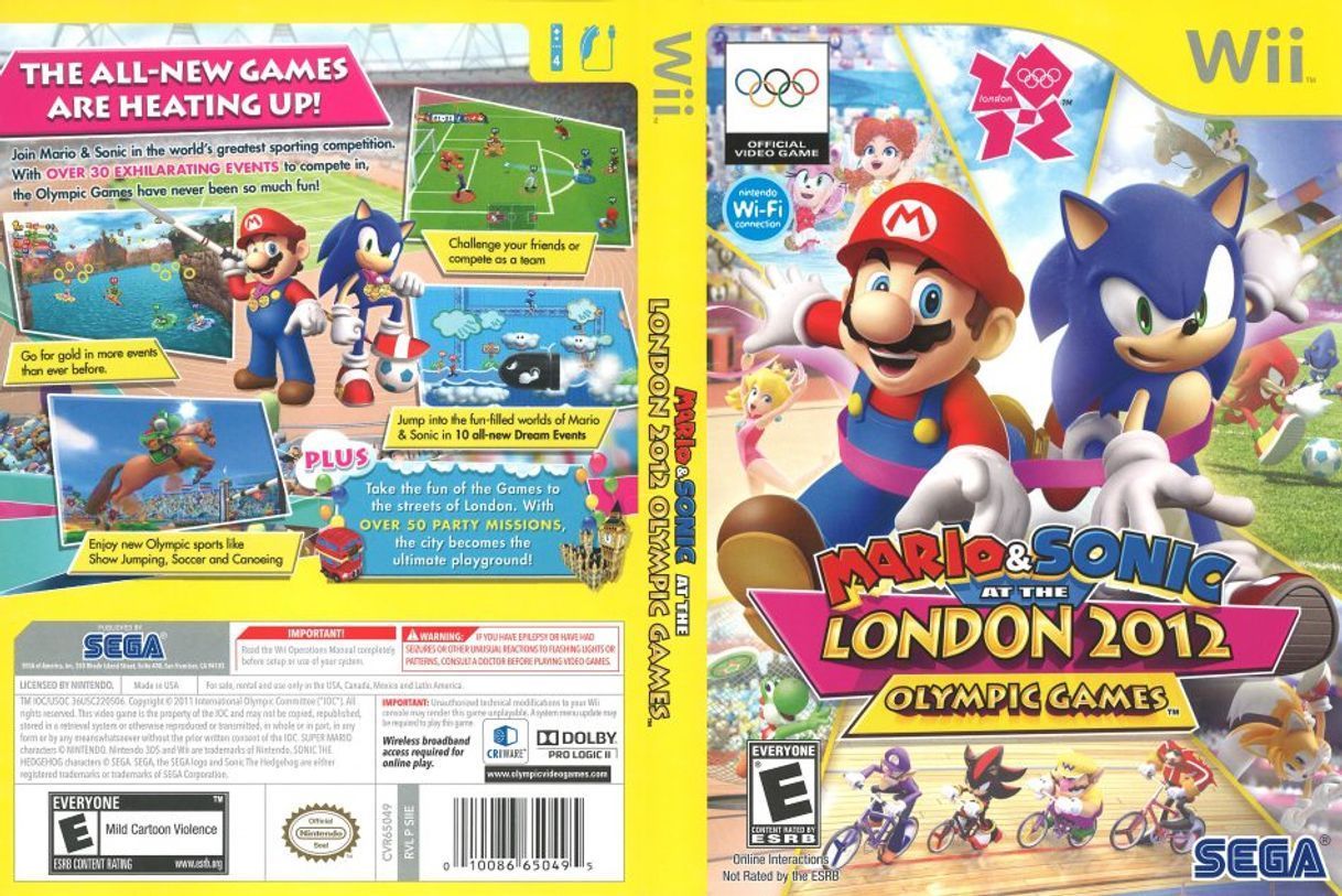 Videogames Mario & Sonic at the London 2012 Olympic Games