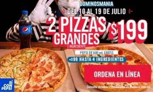 Promoción Domino´s Pizza