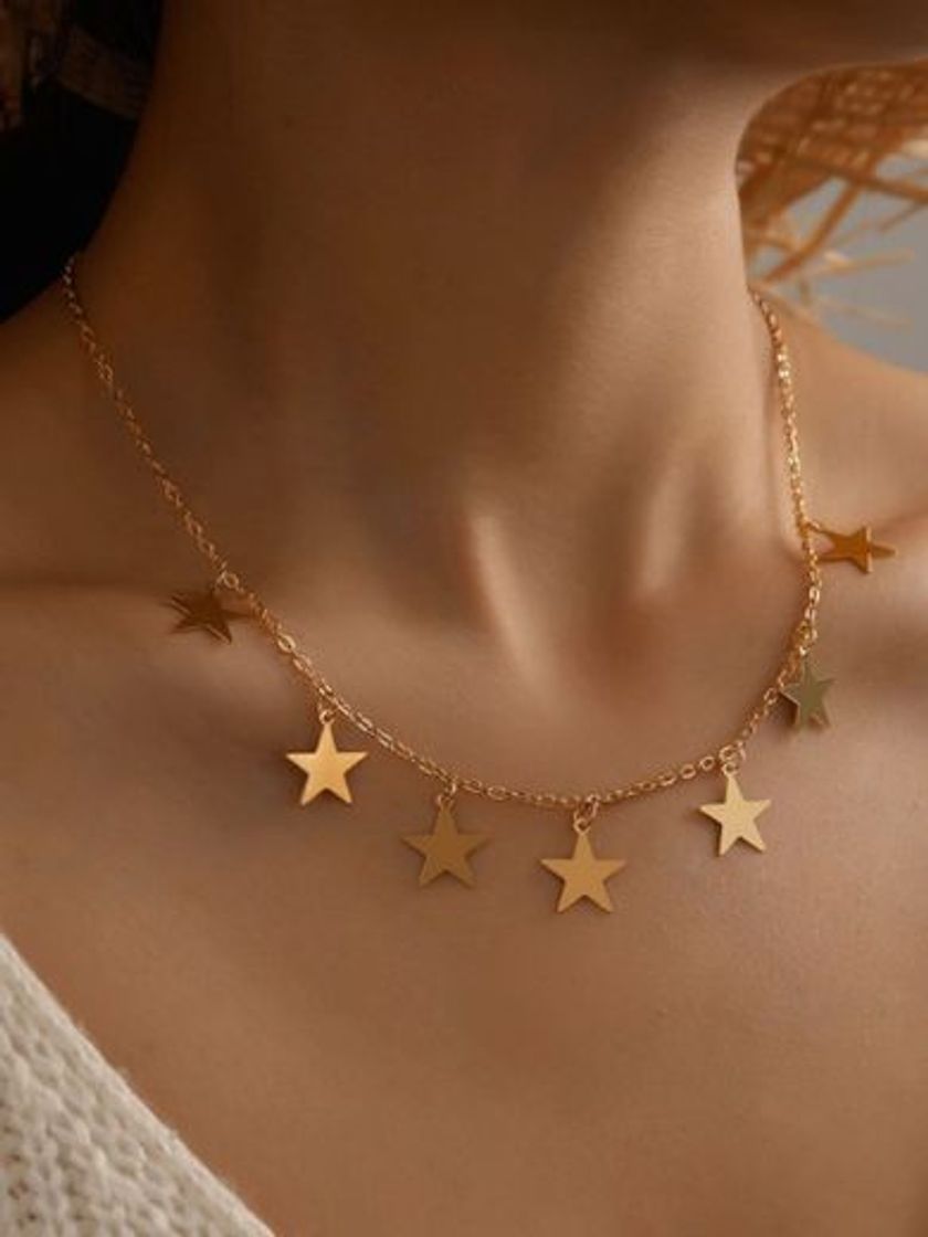 Moda Collar con estrellas