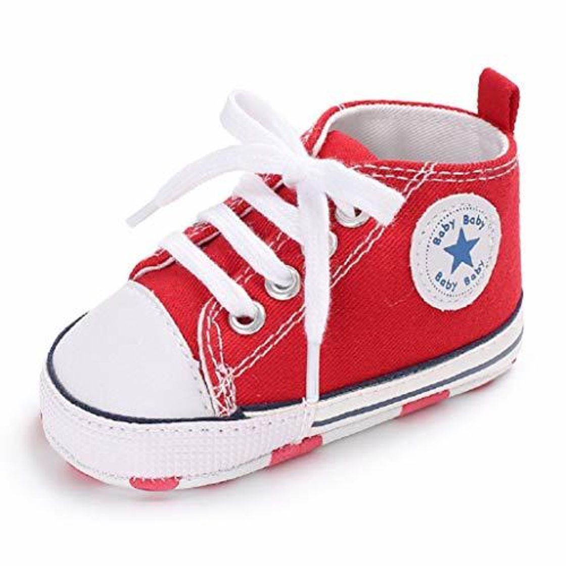 Social Auxma Zapatos Para Bebé Zapatilla de Deporte Antideslizante del Zapato de Lona
