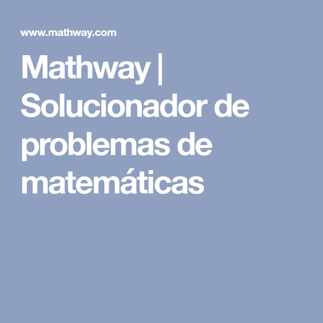 Moda Mathway | Solucionador de problemas de Álgebra