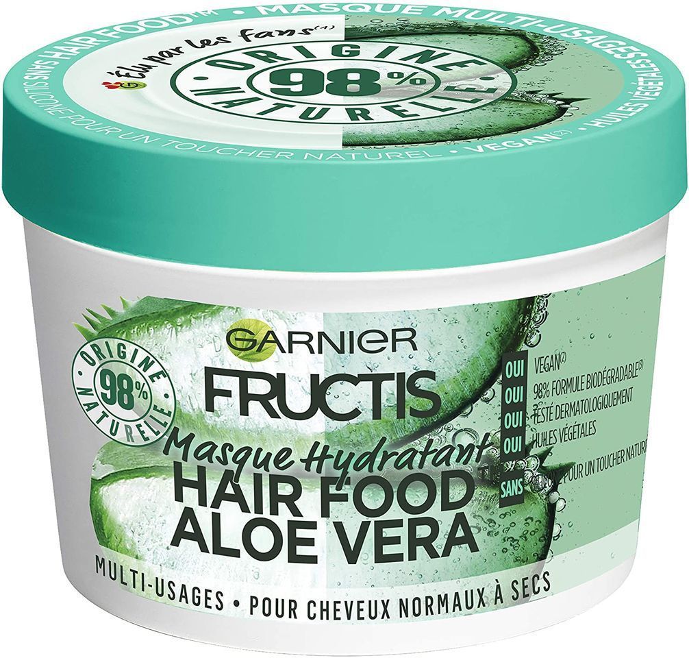 Social Garnier Fructis Hair Food Mascarilla Capilar 3 en 1 Aloe Vera Hidratante