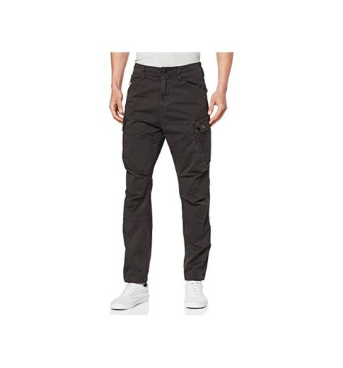 G-STAR RAW Roxic Tapered Cargo Pantalones, Negro