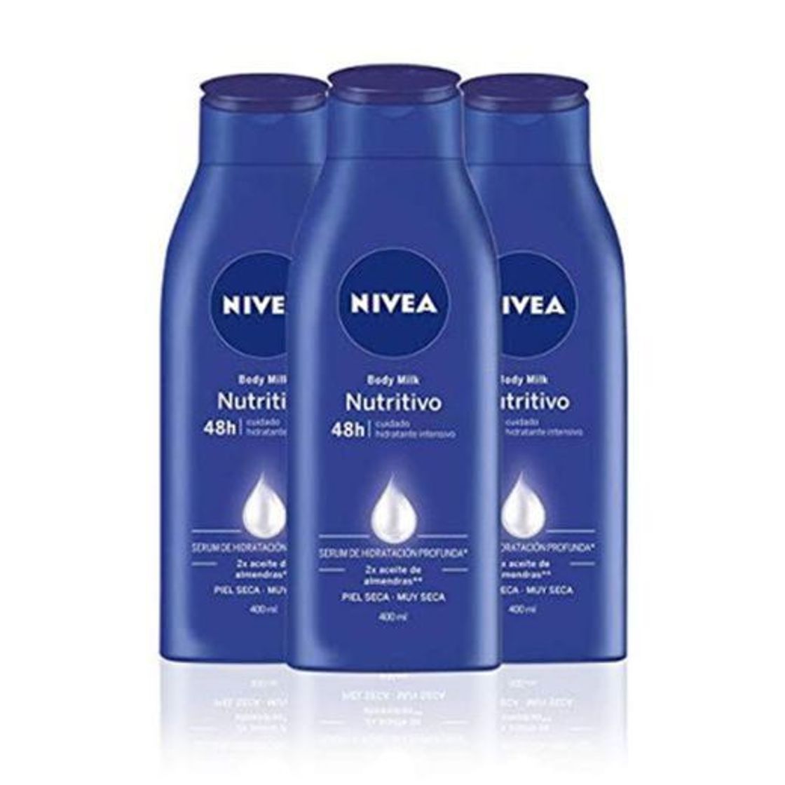 Producto NIVEA Triplo Body Milk Nutritivo - Pack de 3 x 400 ml