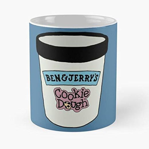 Ben And Jerry's Cookie Dough Classic Mug - Ceramic Coffee White