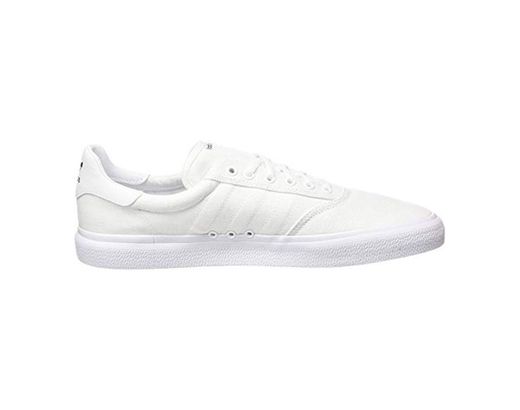 adidas 3Mc, Zapatillas de Skateboard Unisex Adulto, Blanco