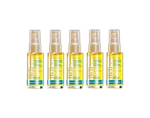 5 x Avon Advance Techniques 360 Alimentación aceite de argán marroquí Tratamiento Leave