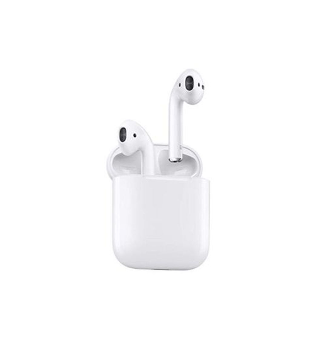 Social Apple AirPods - Auriculares inalámbricos de botón (Bluetooth, Lightning), color blanco