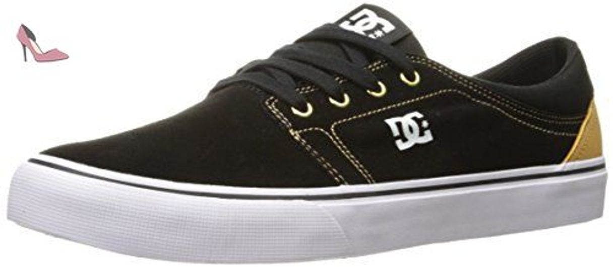 Social DC Trase TX M, Zapatillas de Skateboard para Hombre, Negro