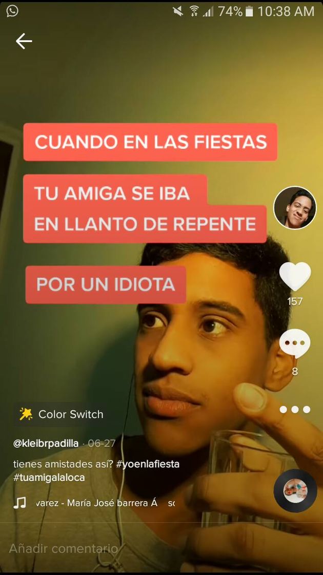 Social CUANDO TU AMIGA EN LA FIESTA.... 