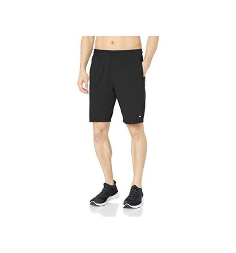 Amazon Essentials Tech Stretch Training Short Athletic-Shorts, Negro, US S