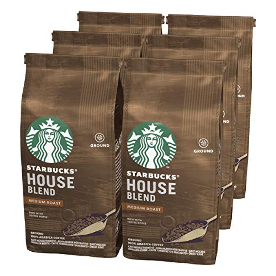 Producto Starbucks 12411318 House Blend Café Molido de Tostado Medio