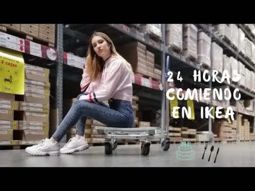 24 HORAS COMIENDO EN IKEA! | Nataplof - YouTube