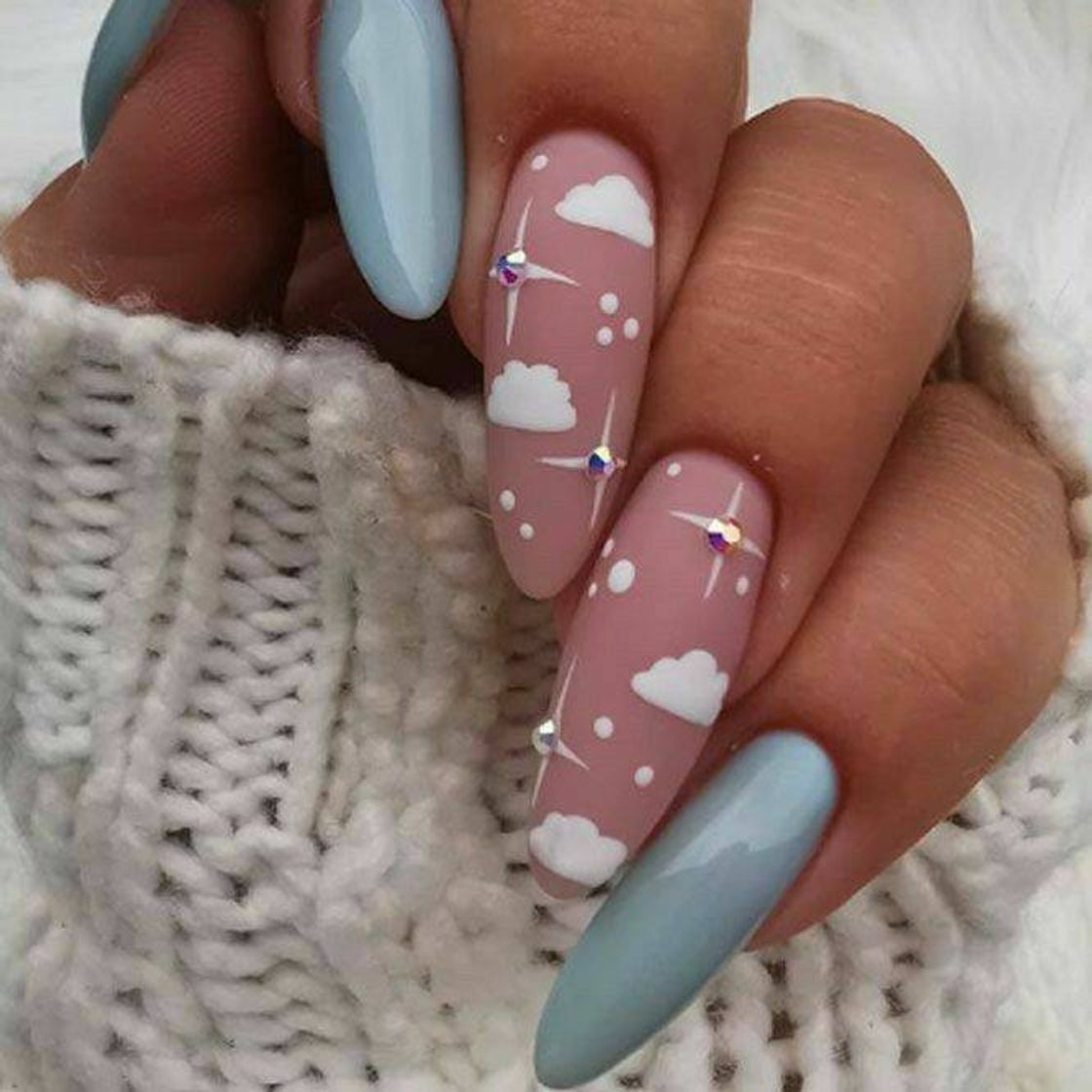 Fashion Unhas de nuvens