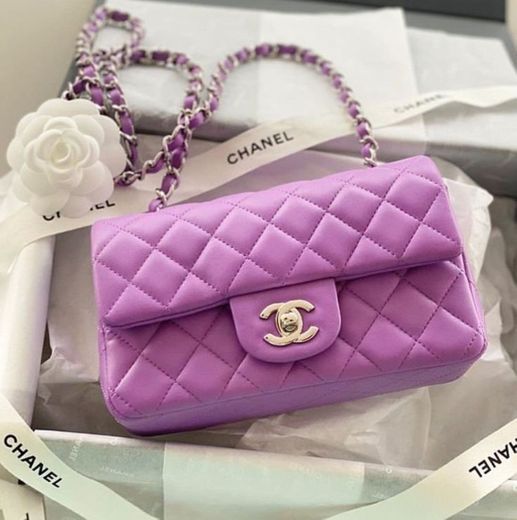 Bolsa Chanel roxa 💜☁️