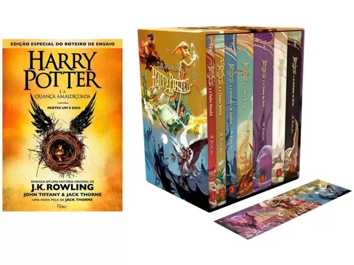 Book Kit Box Harry Potter + Livro ⚡️